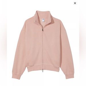 PINK Victoria’s Secret Ivy Fleece Full-Zip Sweatshirt